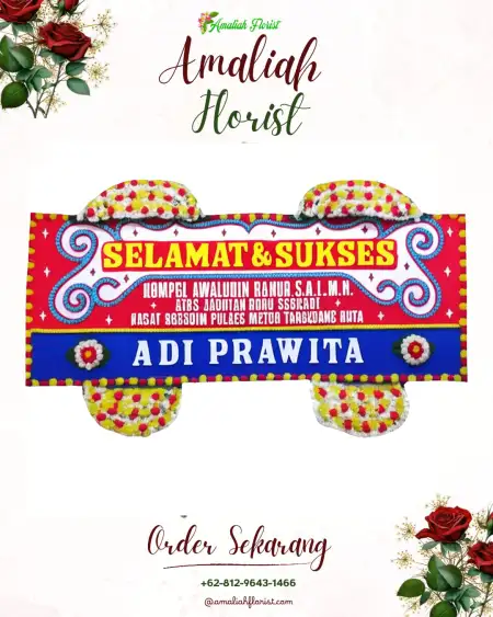 Papan Bunga Ucapan Selamat Sawangan